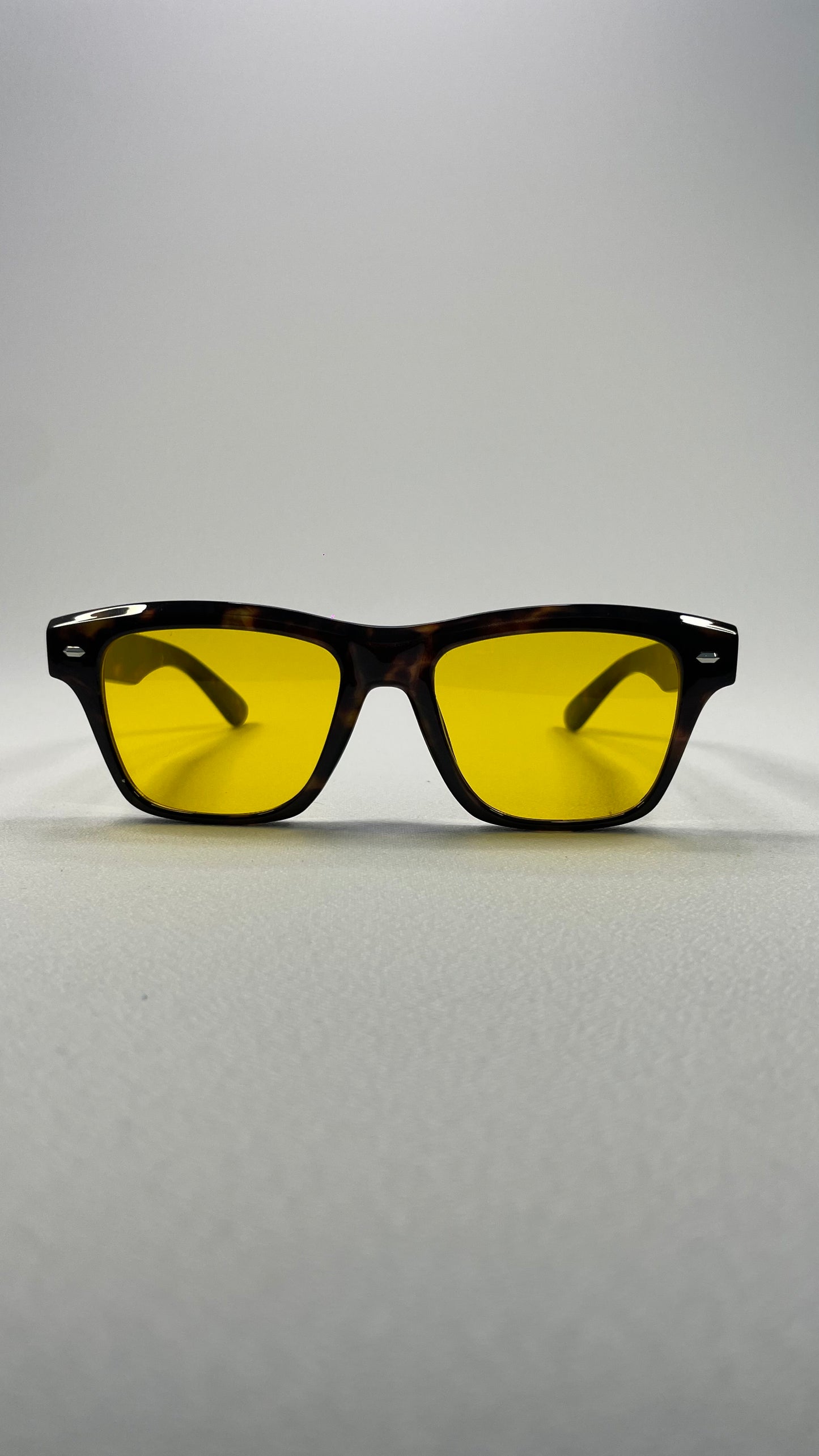 Azzuro brown tartarooga/yellow